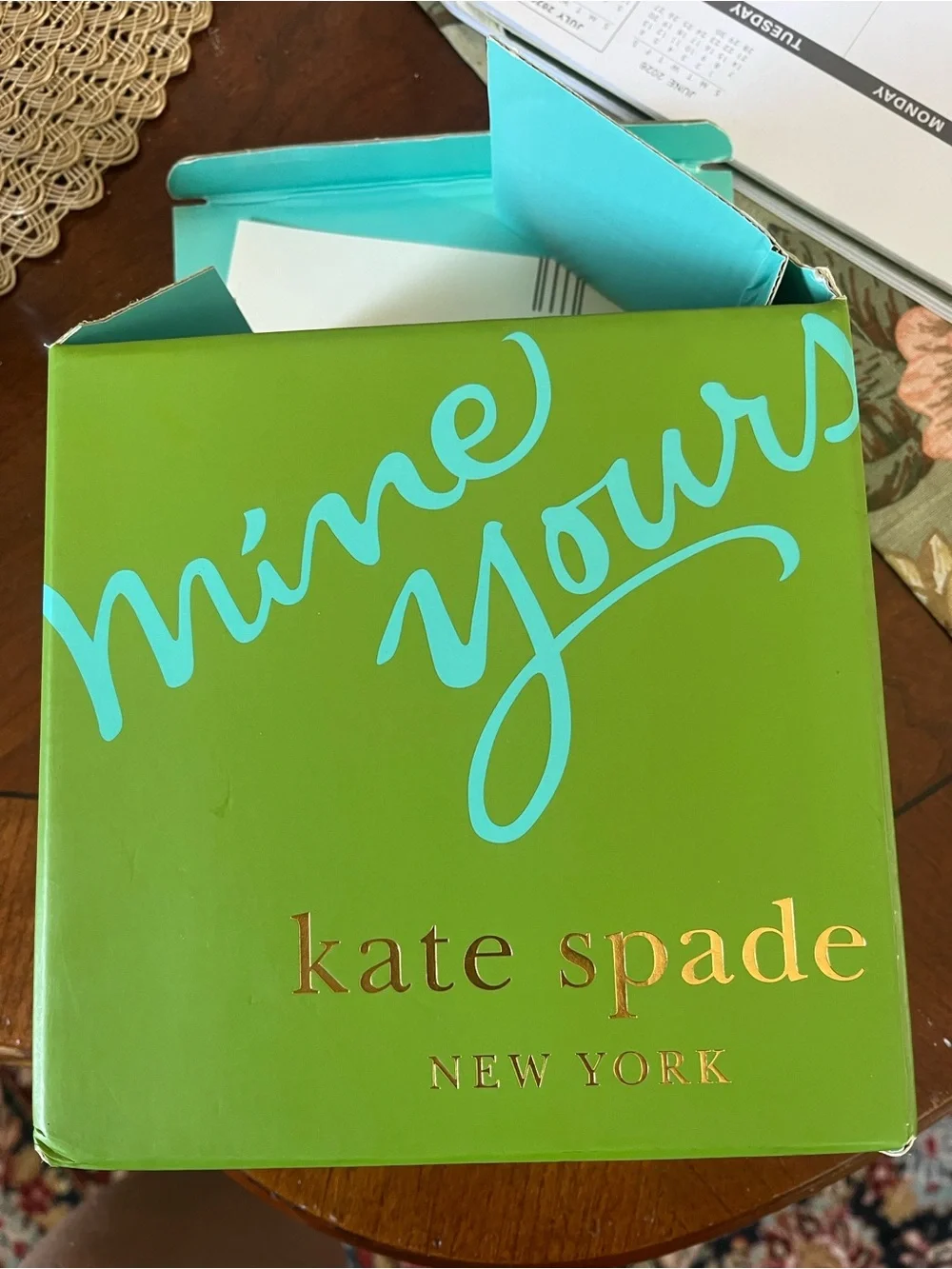 kate spade Two of A Kind Highball Set *new in box never used*